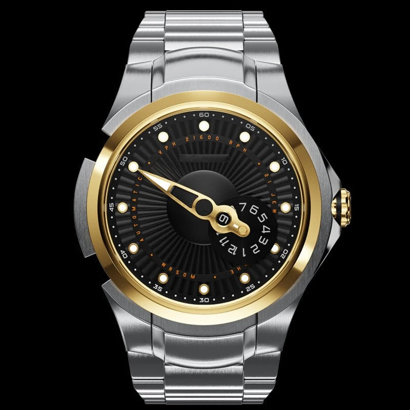 Creative Single Needle Disc Men's Mechanical Watch