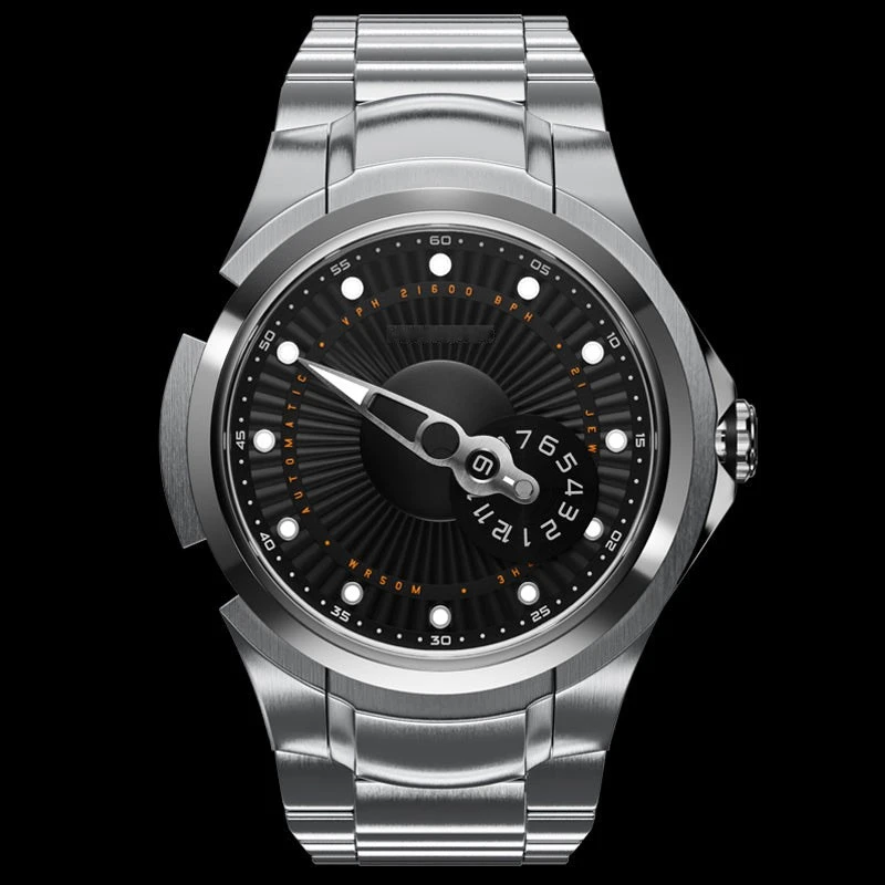Creative Single Needle Disc Men's Mechanical Watch