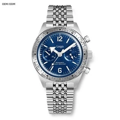 Reloj de buceo mecánico automático de alta calidad para hombre con movimiento Seiko NE86
