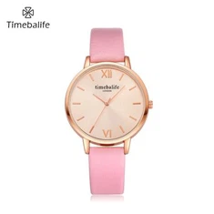 Reloj de señora de cuero simple