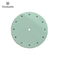 Esfera de reloj de esmalte blanco